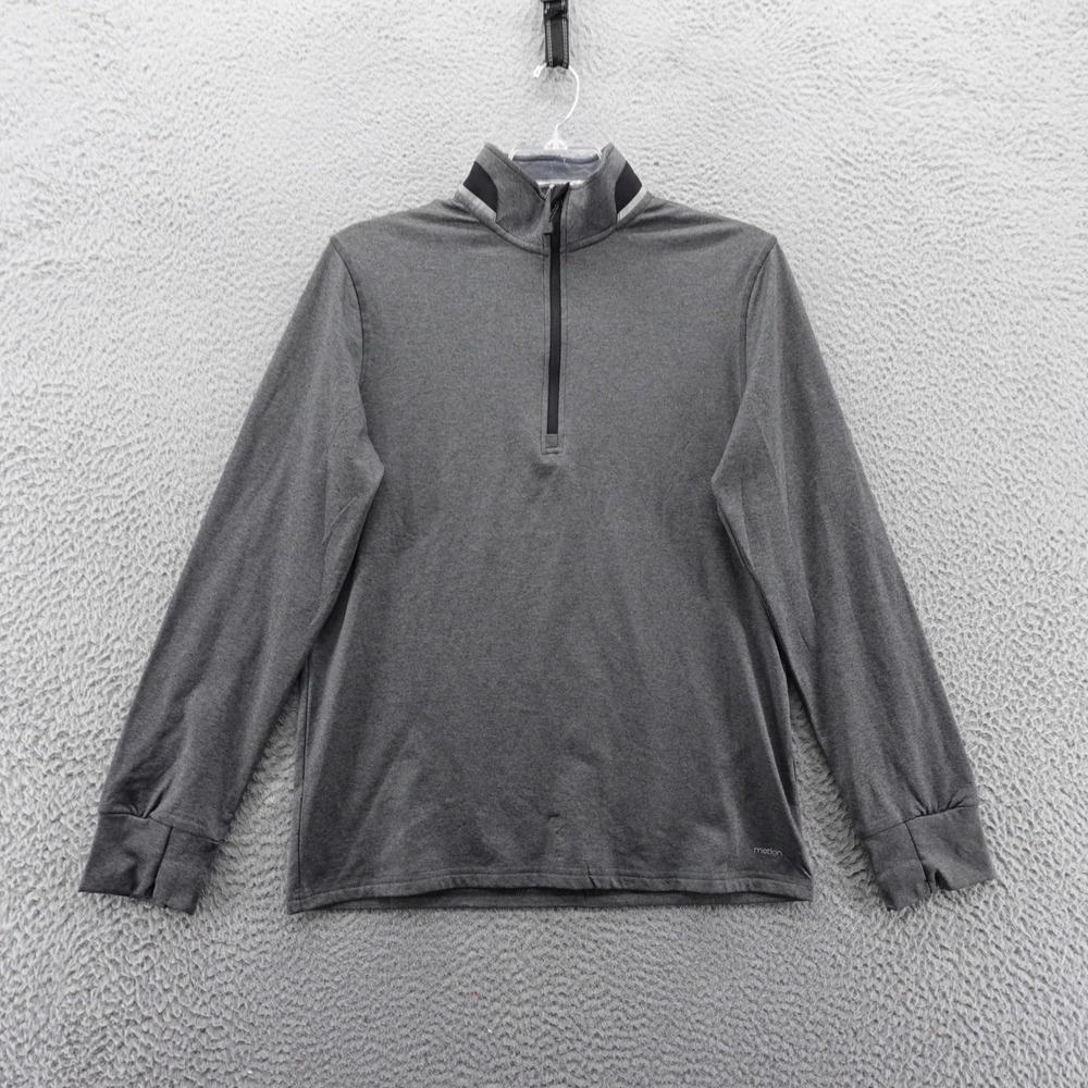 Motion‎ Timber Edge Quarter Zip Pullover Long Sleeve Athletic Shirt Mens Small